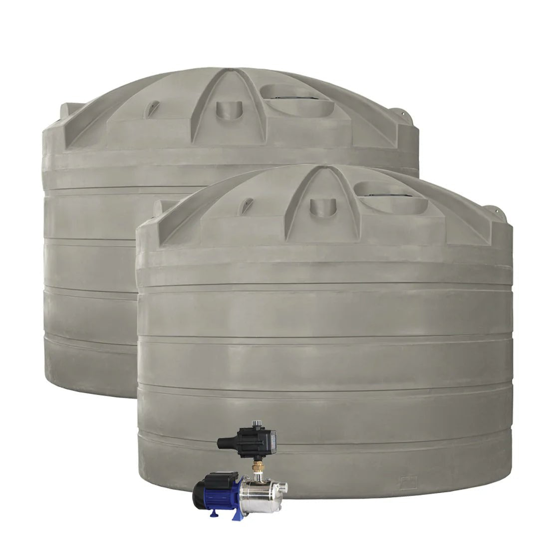 DEAL26Q116V2 - Tanks - 2 x 32,000L Rainwater Tanks + Pump - Evening Haze (SummerShade™) - Austral Ag