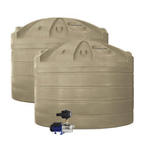 DEAL26Q101V2 - Tanks - 2 x 32,000L Rainwater Tanks + Pump - Wheat (Harvest™) - Austral Ag
