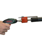 Pipe End Peeler Drill Powered C/W Mandrels Fittings Plasson Australia Pty Ltd 25mm