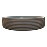 18800 - Tanks - 2995L Round Plunge Pool with Pump and Filter 2.5m Dia x 0.6m High - Armour Grey - Austral Ag