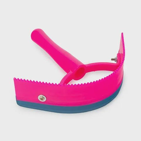 2 in 1 Sweat Scraper and Curry Comb - Green/Grey Animal Accessories Bainbridge Pty Ltd Pink & Blue
