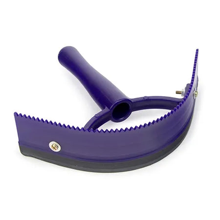2 in 1 Sweat Scraper and Curry Comb - Green/Grey Animal Accessories Bainbridge Pty Ltd Purple & Black