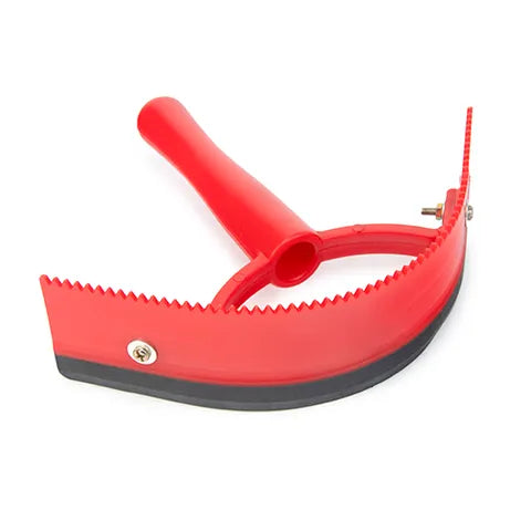 2 in 1 Sweat Scraper and Curry Comb - Green/Grey Animal Accessories Bainbridge Pty Ltd Red & Black