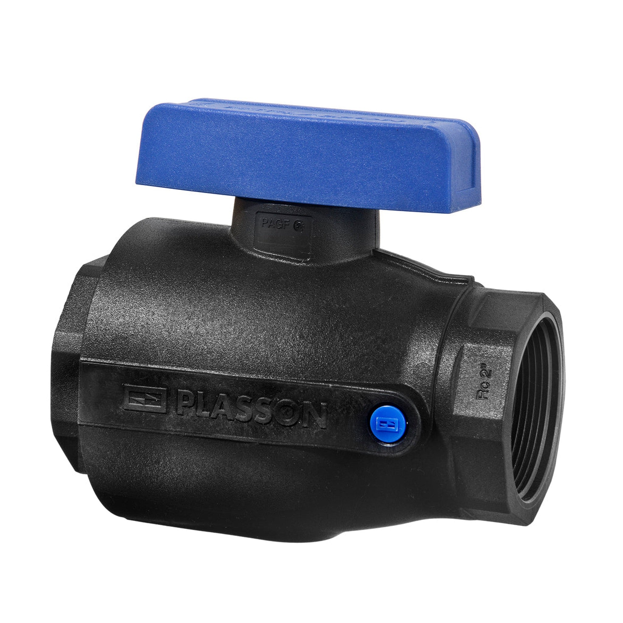 Ball Valve Without Drain Port Fittings Plasson Australia Pty Ltd 1 1/4"