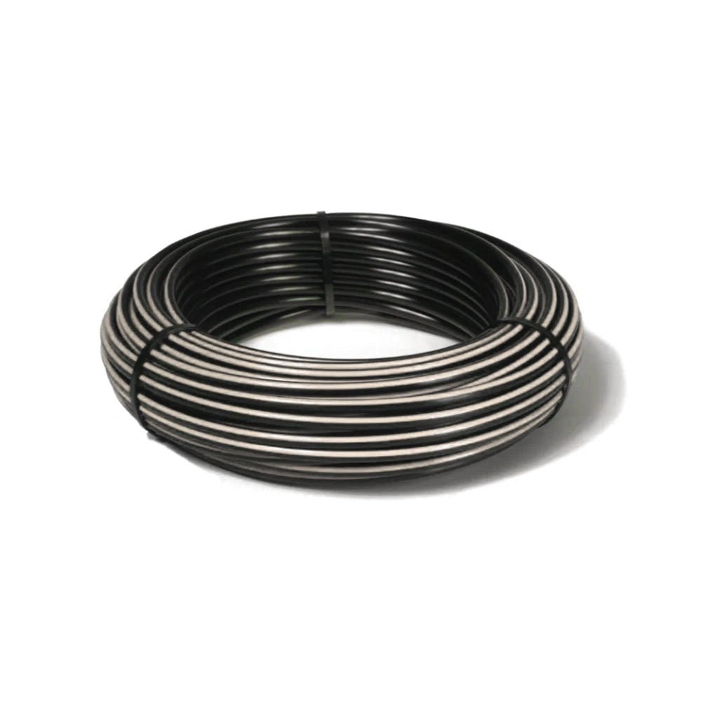 40mm Cream Stripe Poly Pipe - Poly Pipe - Austral Ag