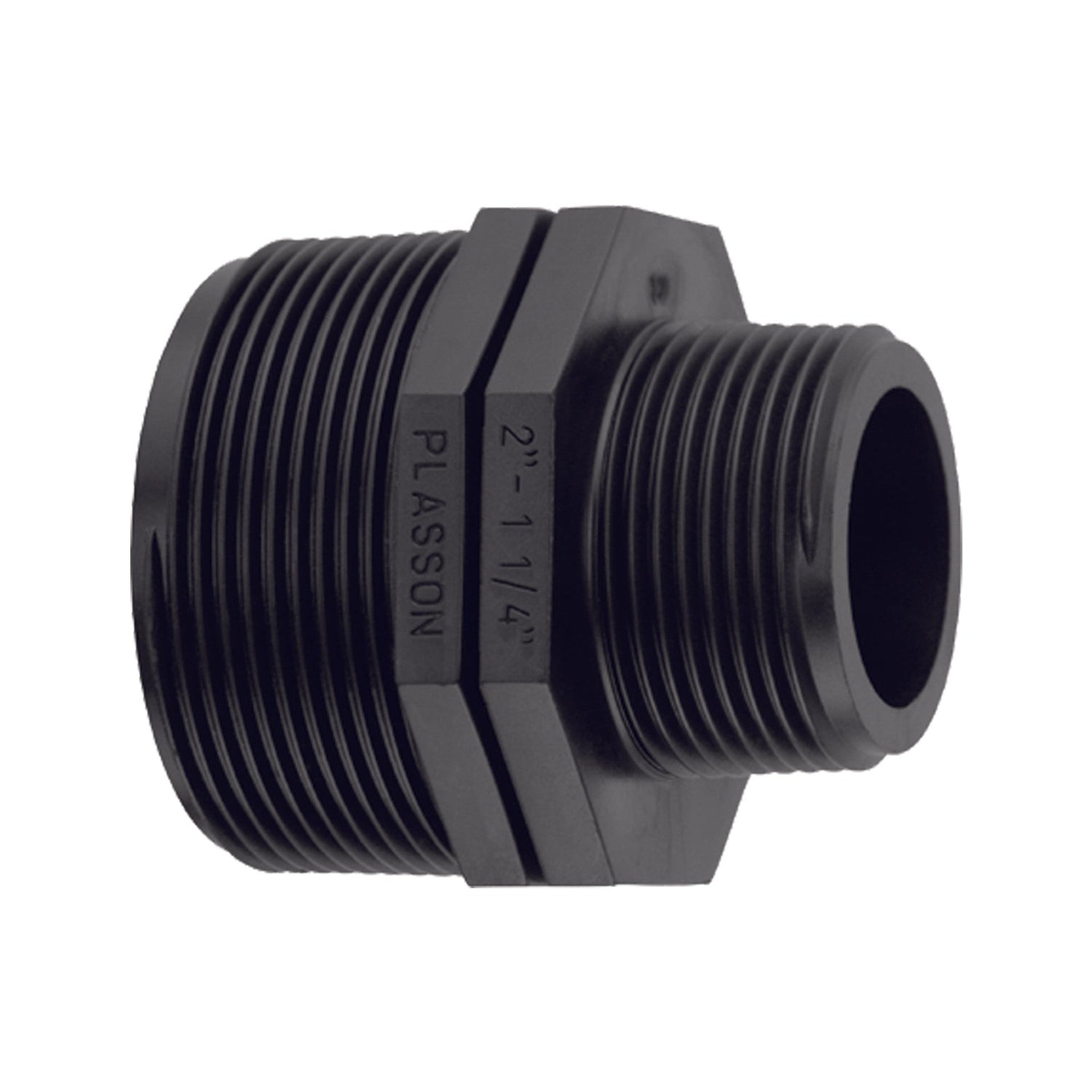 Reducing Nipple PP Fittings Plasson Australia Pty Ltd 2" x 3/4"