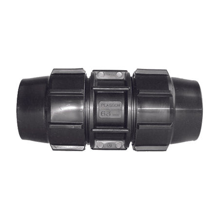 Coupling Metric Mine Fittings Plasson 63mm  