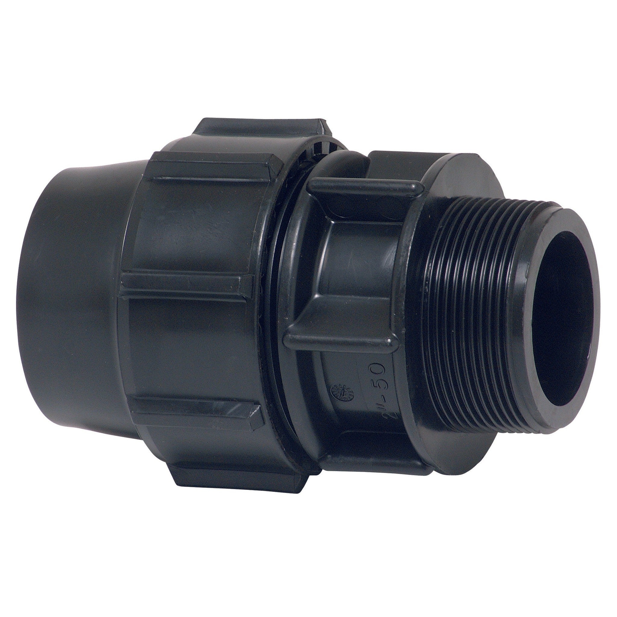 Male Adaptor Metric Mine Fittings Plasson 63 x 2 1/2"  