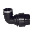 90D Elbow Female Metric x Fittings Plasson Australia Pty Ltd 50 x 1 1/4"
