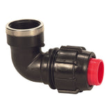90D Elbow Female Rural Fittings Plasson Australia Pty Ltd 2" x 1 1/2"