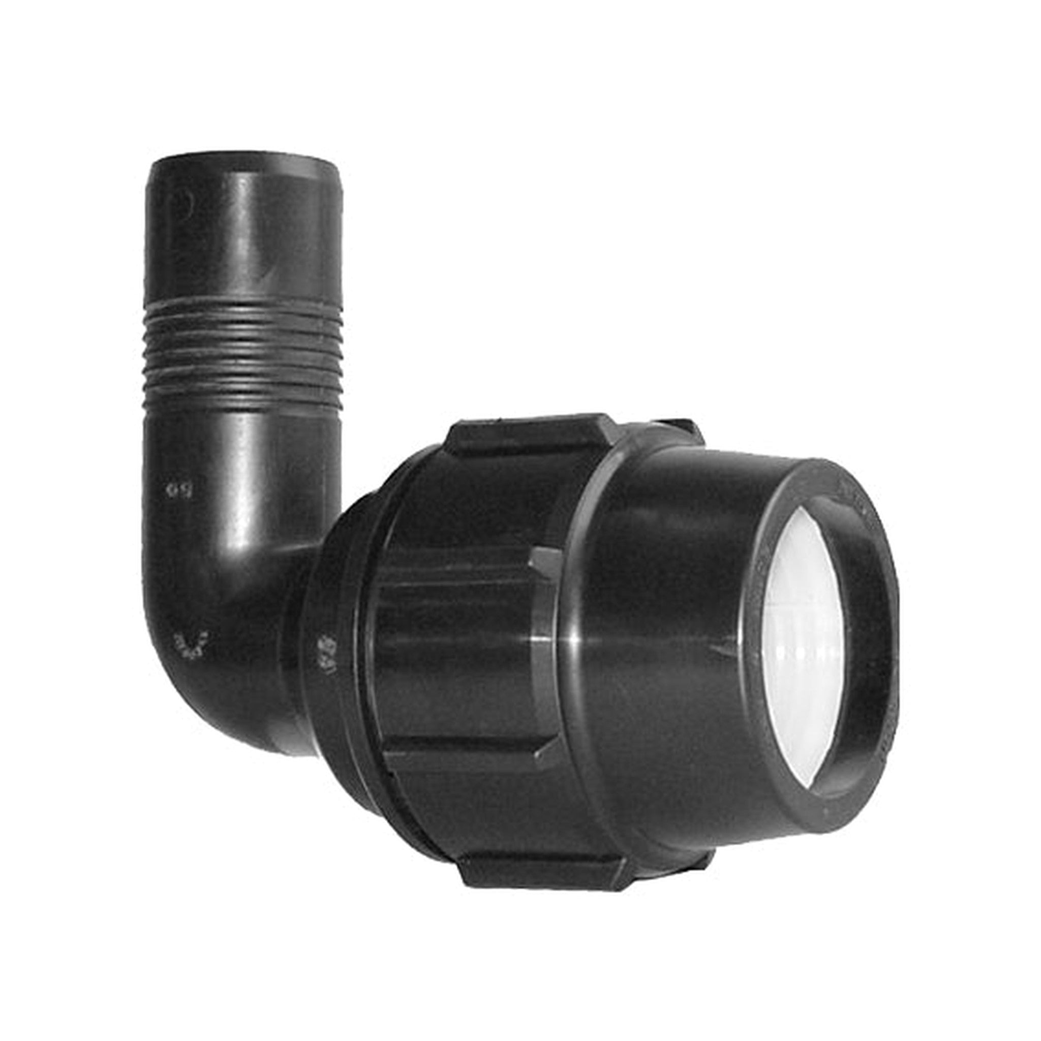 90D Elbow Adaptor Metric x Fittings Plasson Australia Pty Ltd 50mm