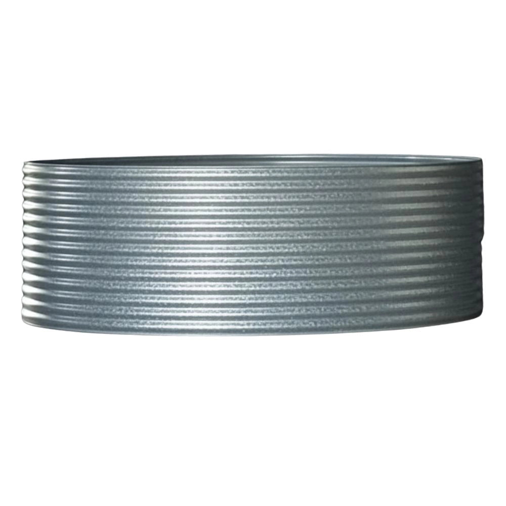 18817 - Tanks - 8765L Round Plunge Pool with Pump and Filter 3m Dia x 1.24m High - Galvanised - Austral Ag