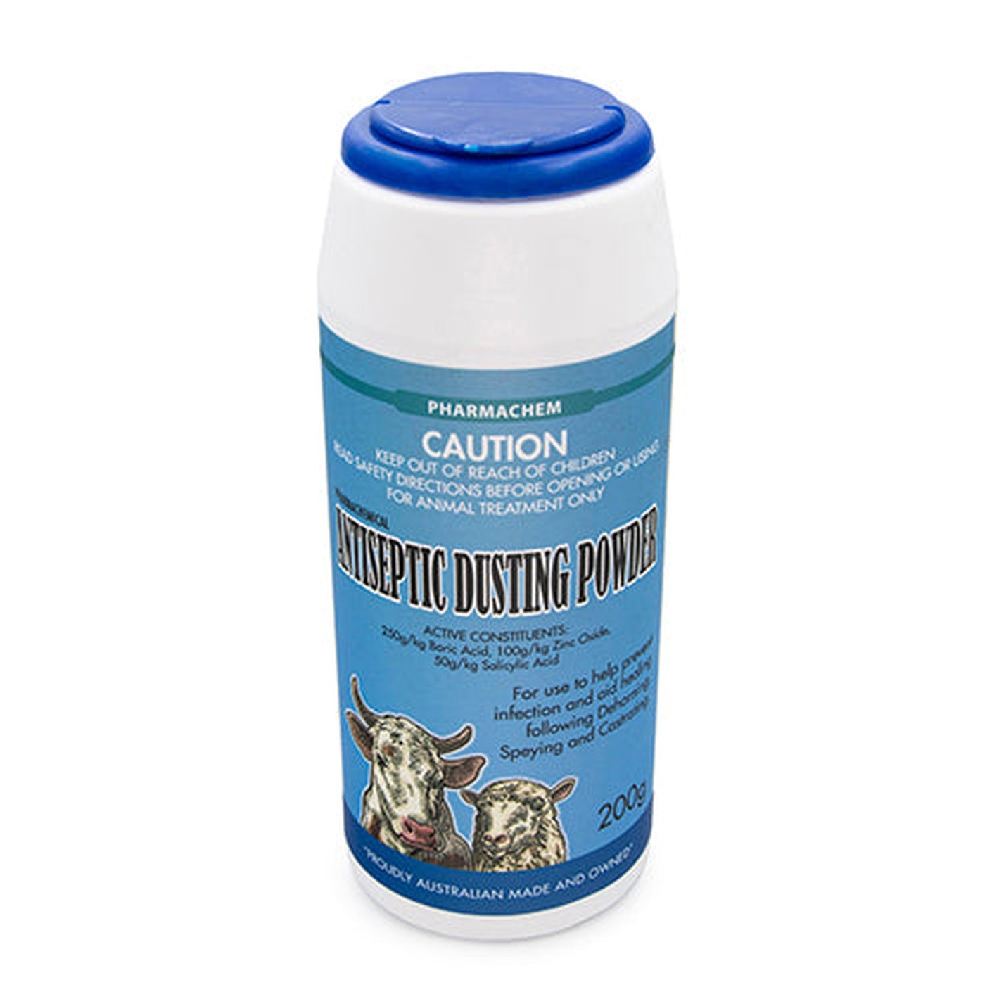 Antiseptic Dusting Powder Animal Health Bainbridge Pty Ltd 200g
