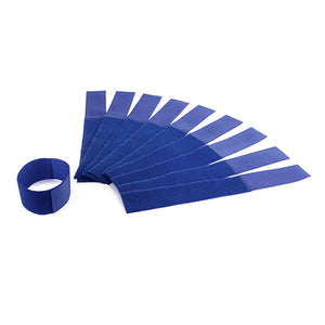 Leg Band Nylon (Hook & Loop) 10pk Livestock Bainbridge Pty Ltd Blue