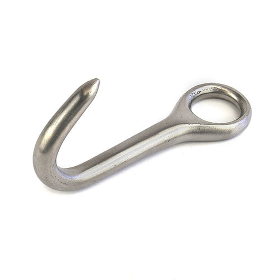 Stainless Steel Eye Hook Sharp Animal Health Bainbridge 8cm  