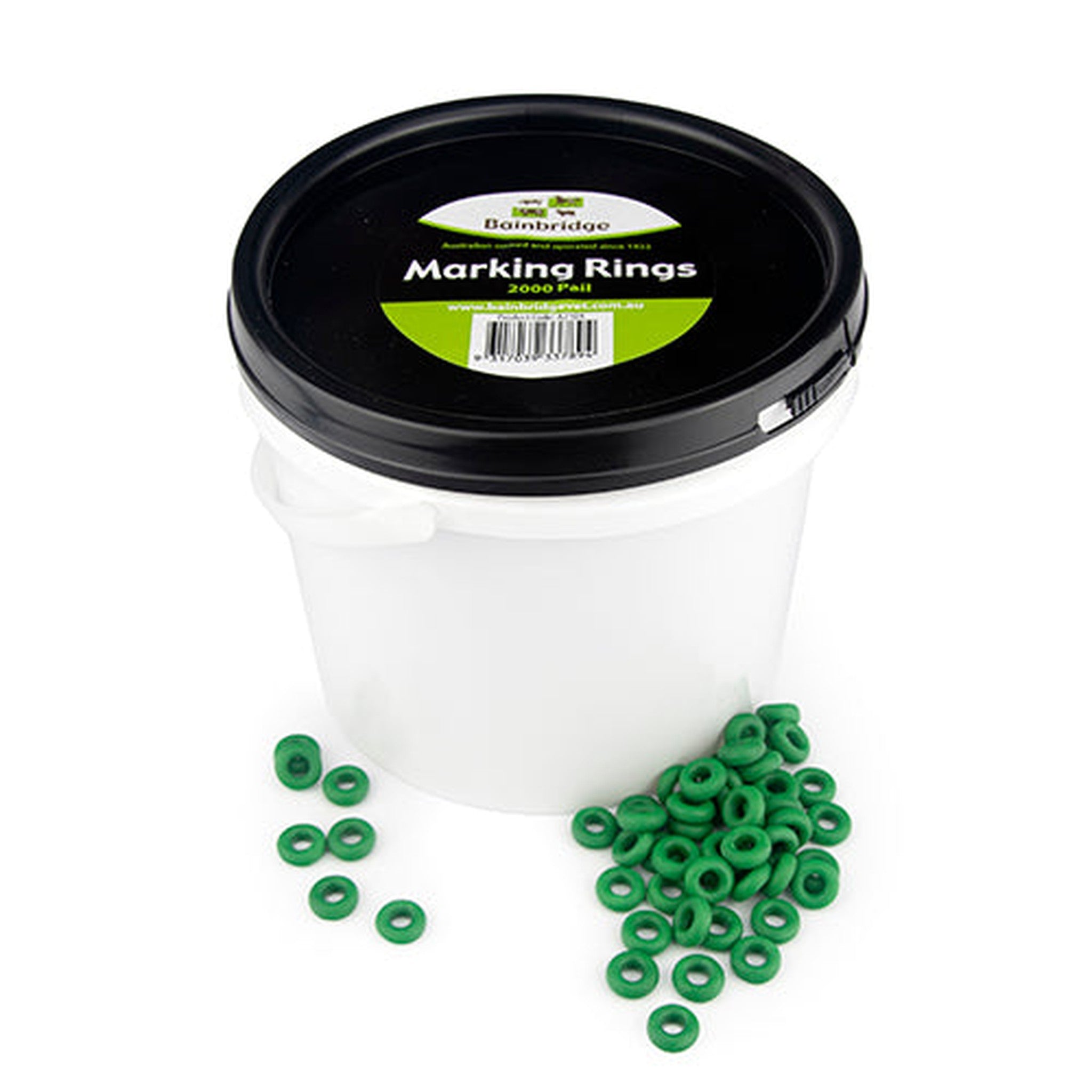 Marking Rings  100 Pack Animal Health Bainbridge Green  