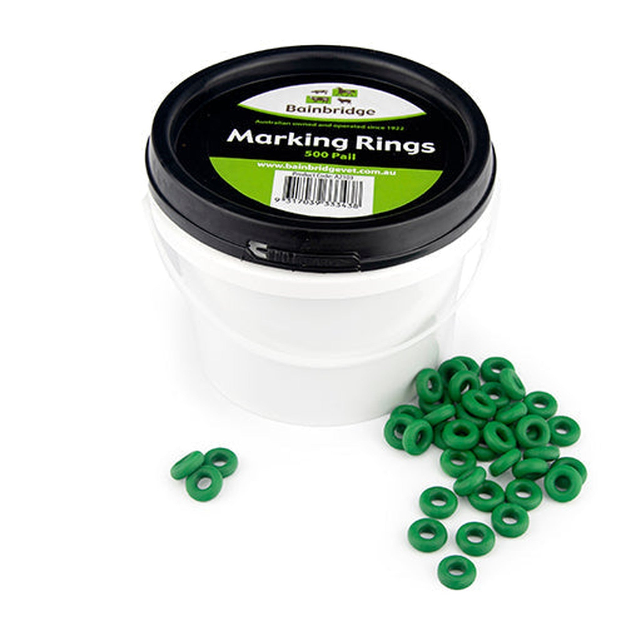 Marking Rings  500 Pail Animal Health Bainbridge Green  