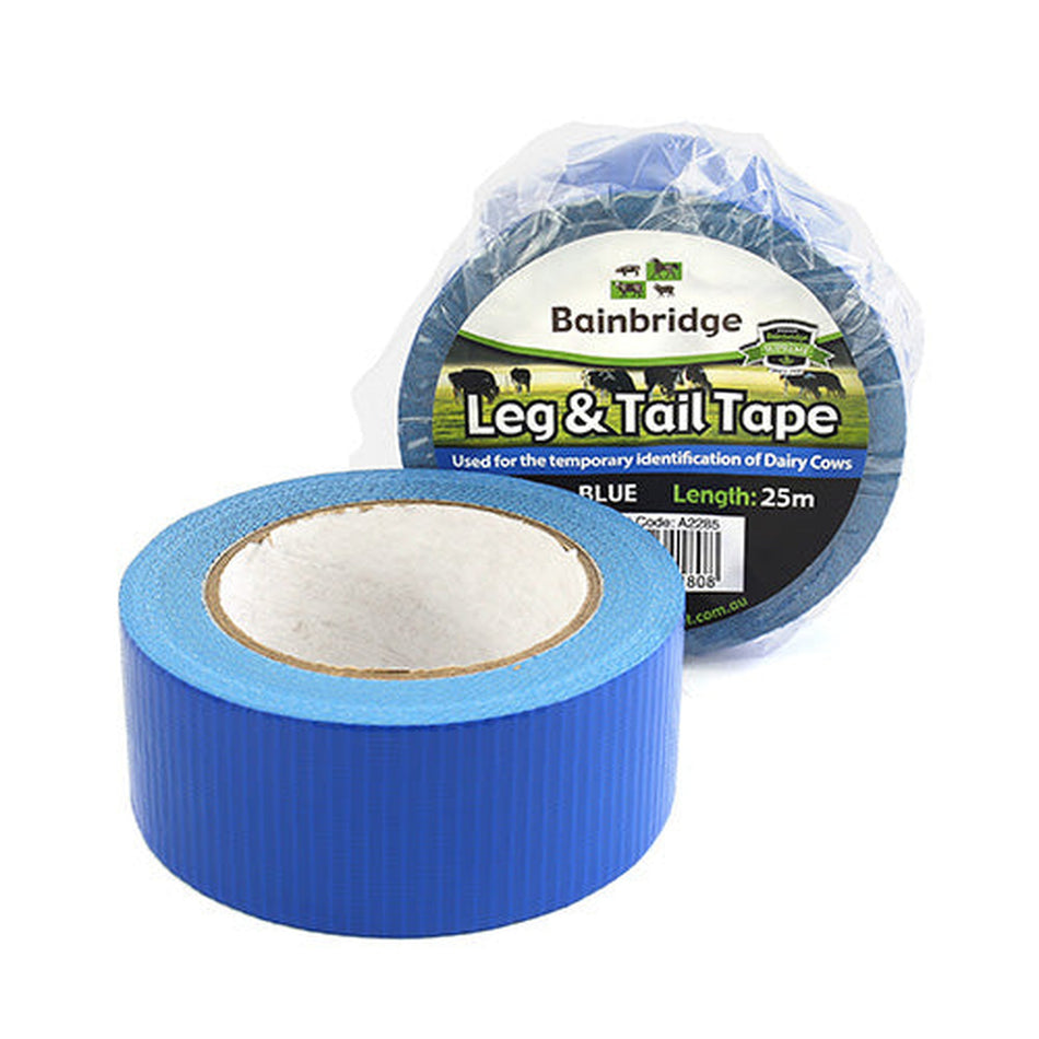 Leg & Tail Tape Livestock Bainbridge Pty Ltd 25m Blue
