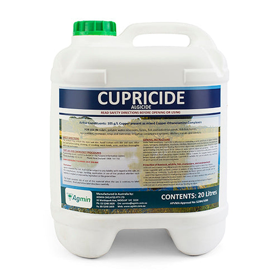 Cupricide Algae Remover Animal Accessories Bainbridge Pty Ltd 20L