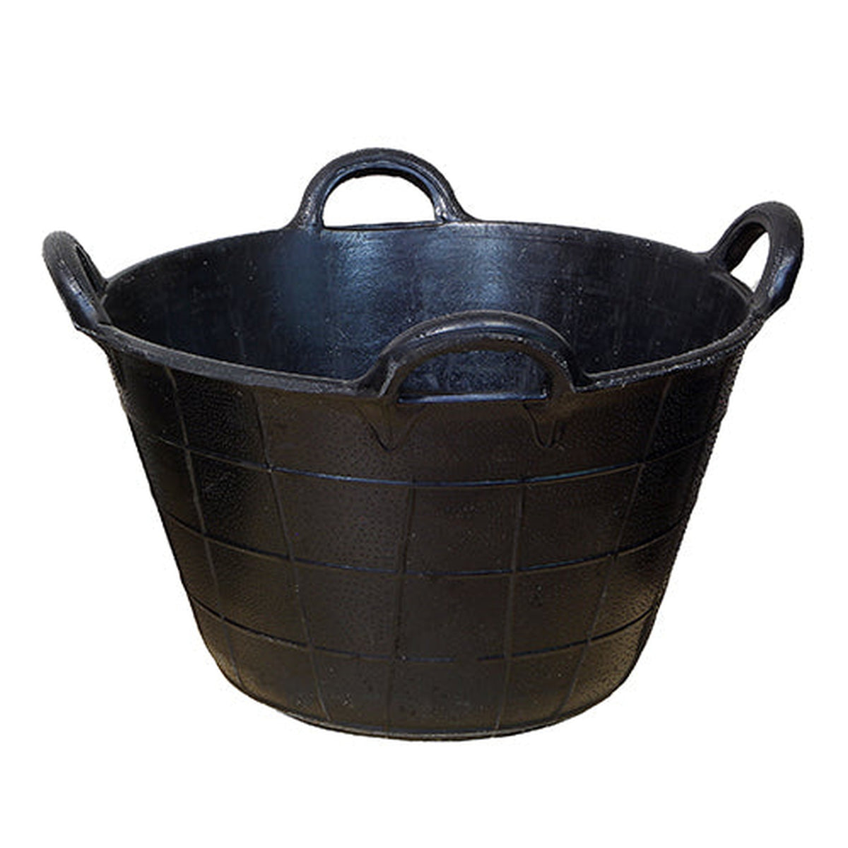 Feed Tub Recycled Rubber  (4 Handles) Animal Accessories Bainbridge 40 Ltr  