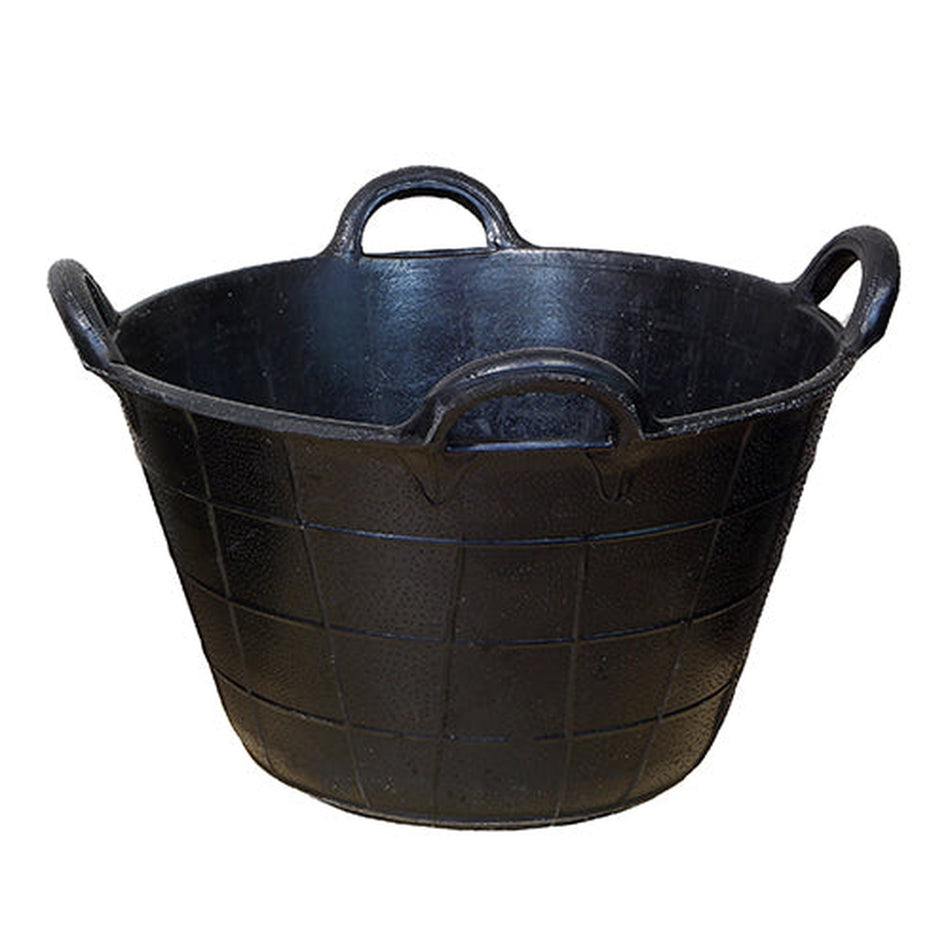Feed Tub Recycled Rubber  (4 Handles) Animal Accessories Bainbridge 40 Ltr  