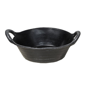 Feed Tub Recycled Rubber (2 Handles) Animal Accessories Bainbridge Pty Ltd 12L