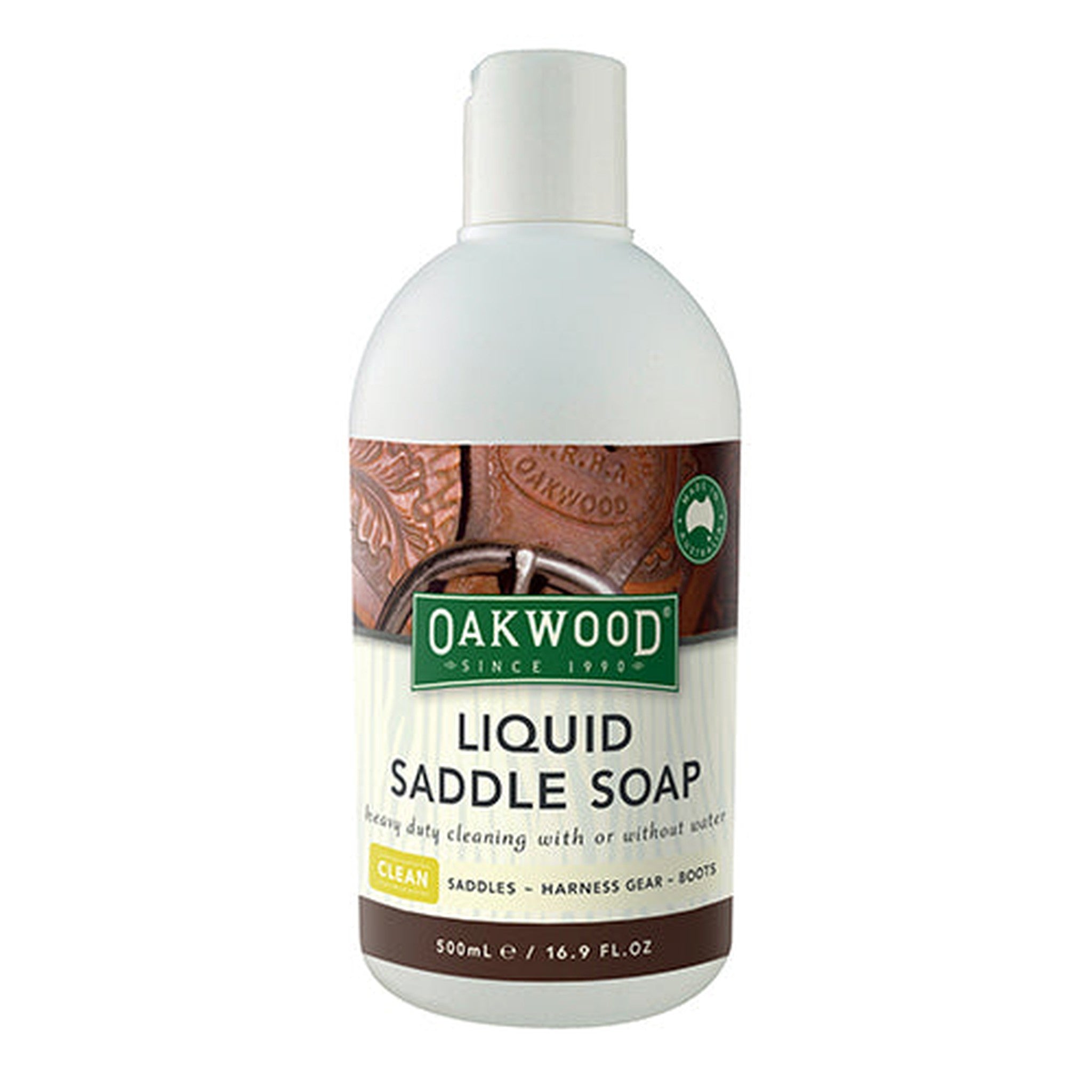 Oakwood Liquid Saddle Soap Hardware Bainbridge Pty Ltd 500ml