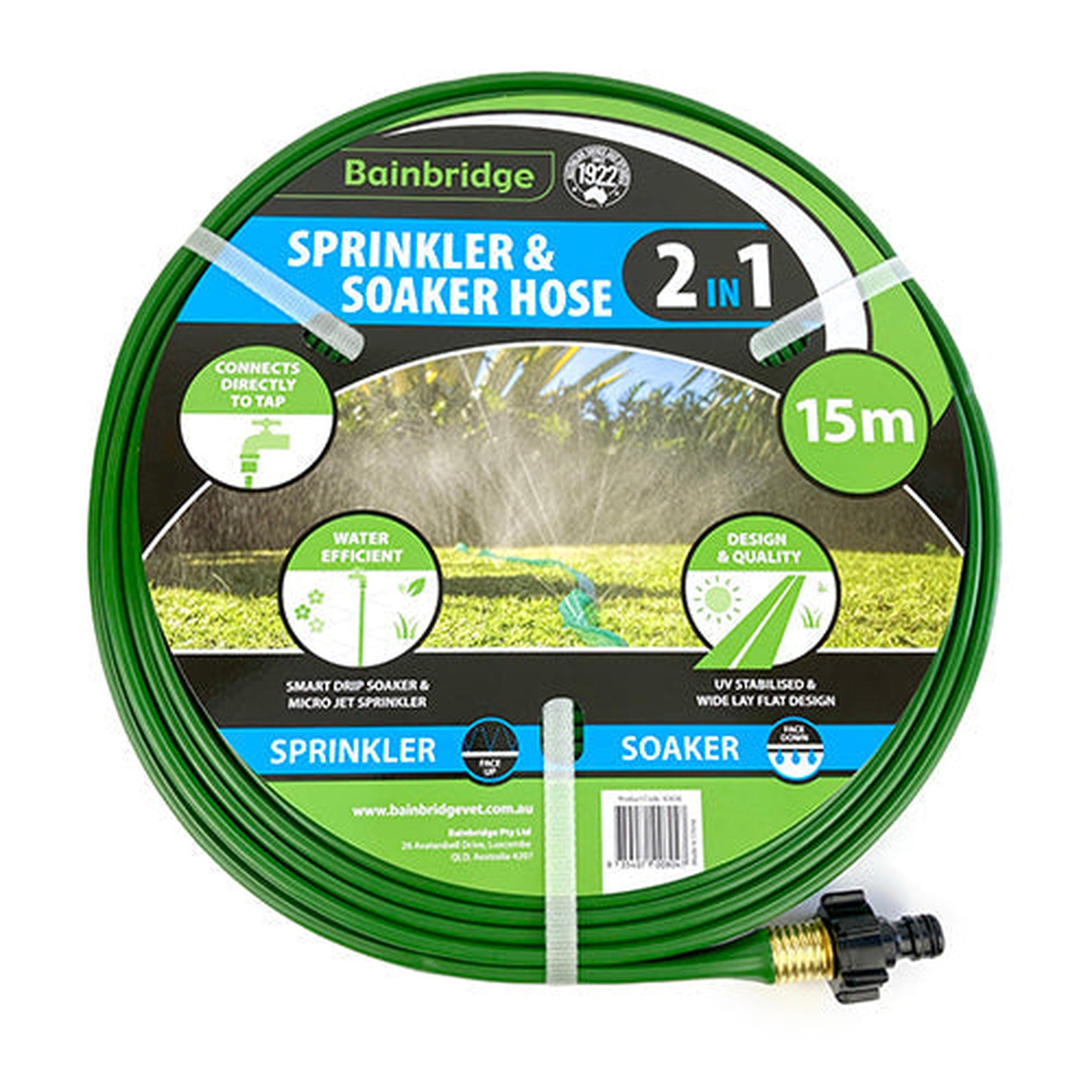 Sprinkler & Soaker Hose Horticulture Bainbridge Pty Ltd 15m