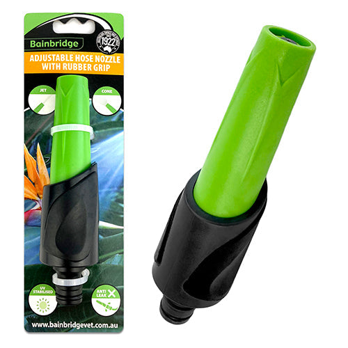 Adjustable Hose Nozzle with Rubber Grip Horticulture Bainbridge Pty Ltd Default Title