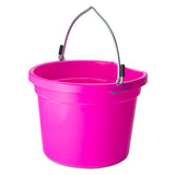Plastic Flat Back Bucket with Metal Handle