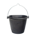 Recycled Rubber Flat Back Bucket - 18L