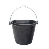 Recycled Rubber Flat Back Bucket - 18L