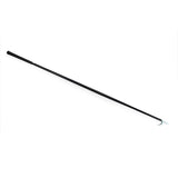 Rod with a metal hook on a white background