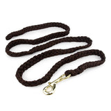 Rope Lead with Brass Snap 2m - Brown Animal Accessories Bainbridge Pty Ltd 2m