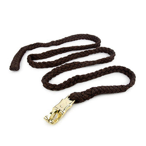 Rope Lead with Panic Snap   Brown Animal Accessories Bainbridge 2m  