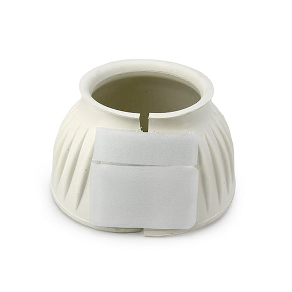 Ribbed Bell Boots Velcro Pair (S) Animal Health Bainbridge White