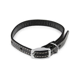 Leather Collar Traditional Animal Accessories Black Bainbridge Pty Ltd 40cm Black