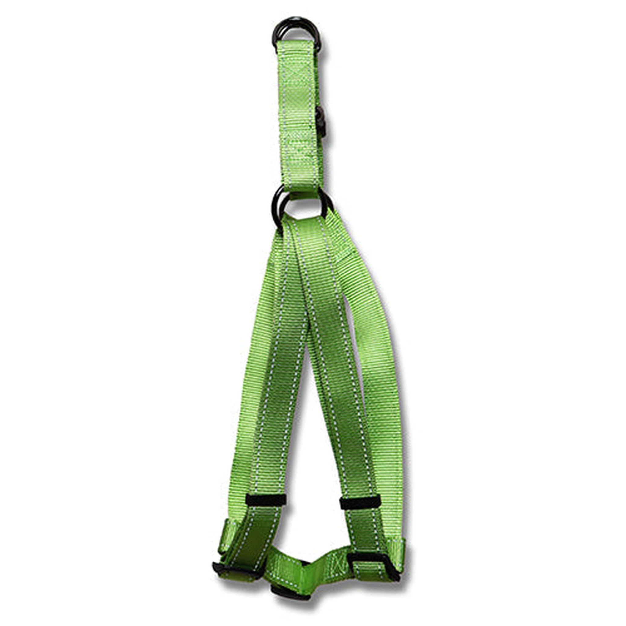 Harness Webbed Adjustable w Reflective Strips 51 Animal Accessories Bainbridge Pty Ltd 70cm Green