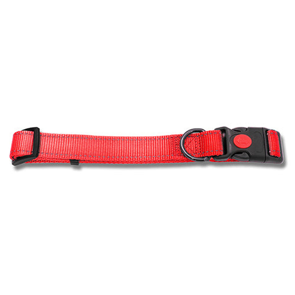 Dog Collar Webbing Reflective Strips 35 Animal Accessories Bainbridge Pty Ltd 60cm Red