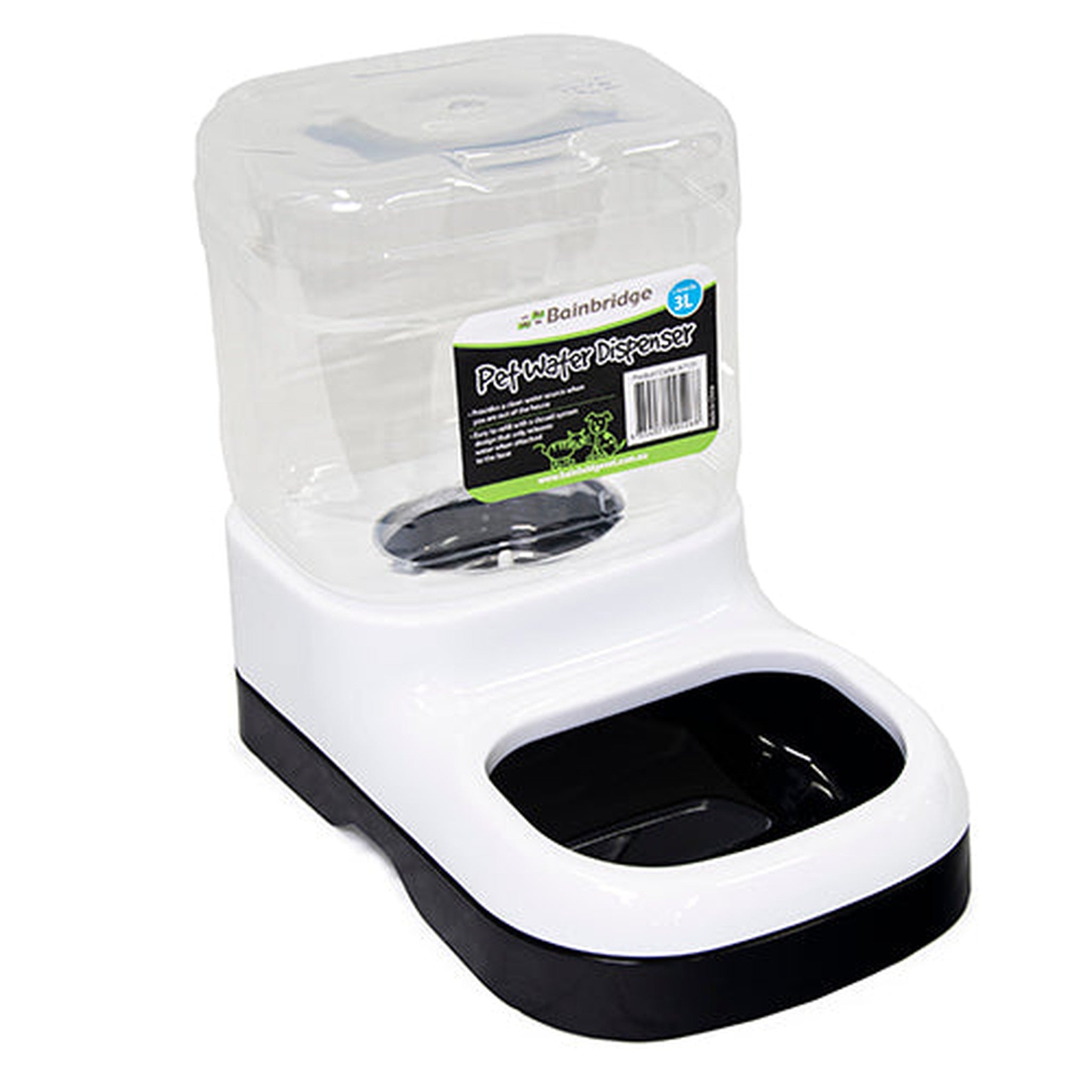 Water Dispenser Animal Accessories Bainbridge Pty Ltd 3L