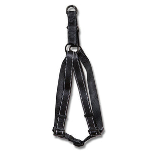 Harness Webbed Adjustable w Reflective Strips 70 Animal Accessories Bainbridge Pty Ltd 90cm Black