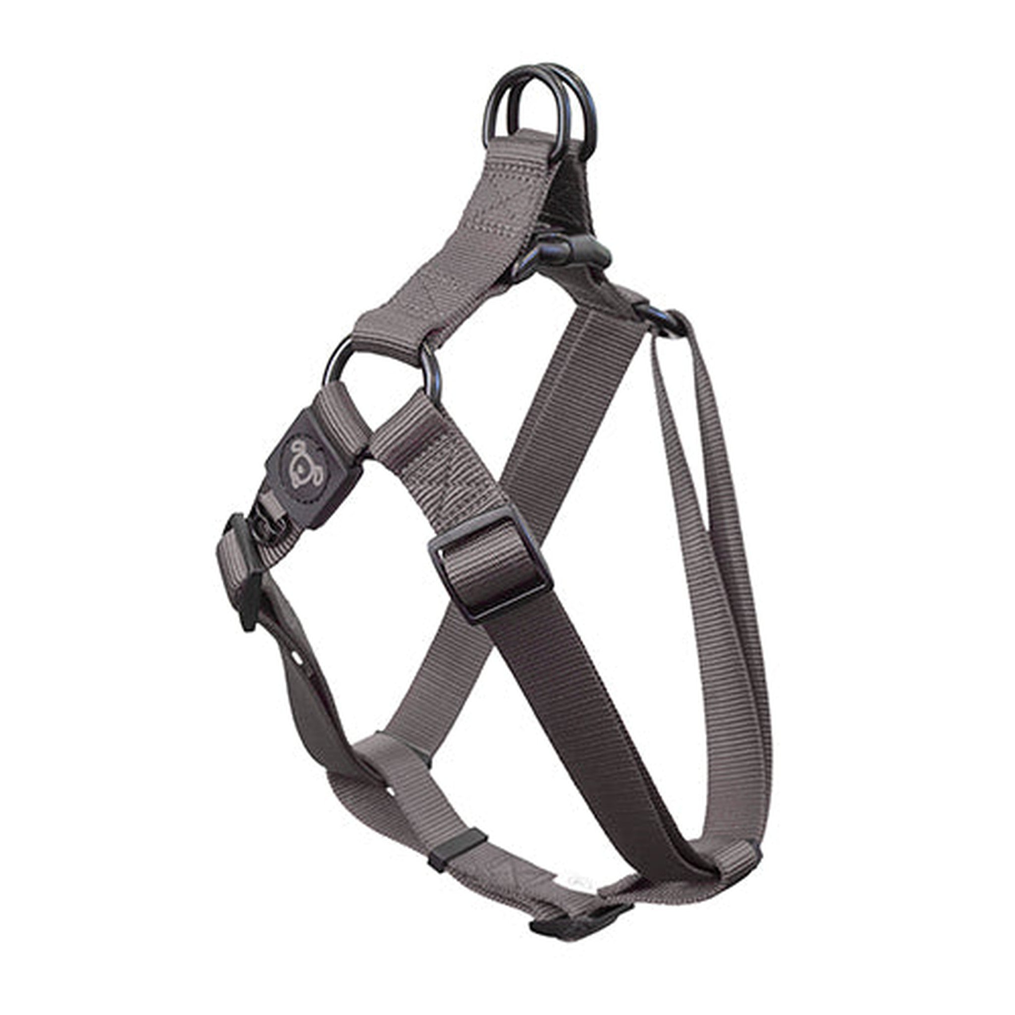 Nylon Step in Harness Premium   Grey Animal Accessories Bainbridge   