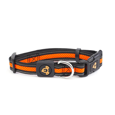 Double Layer Reflective Mesh Collar Animal Accessories Bainbridge Pty Ltd Large Orange