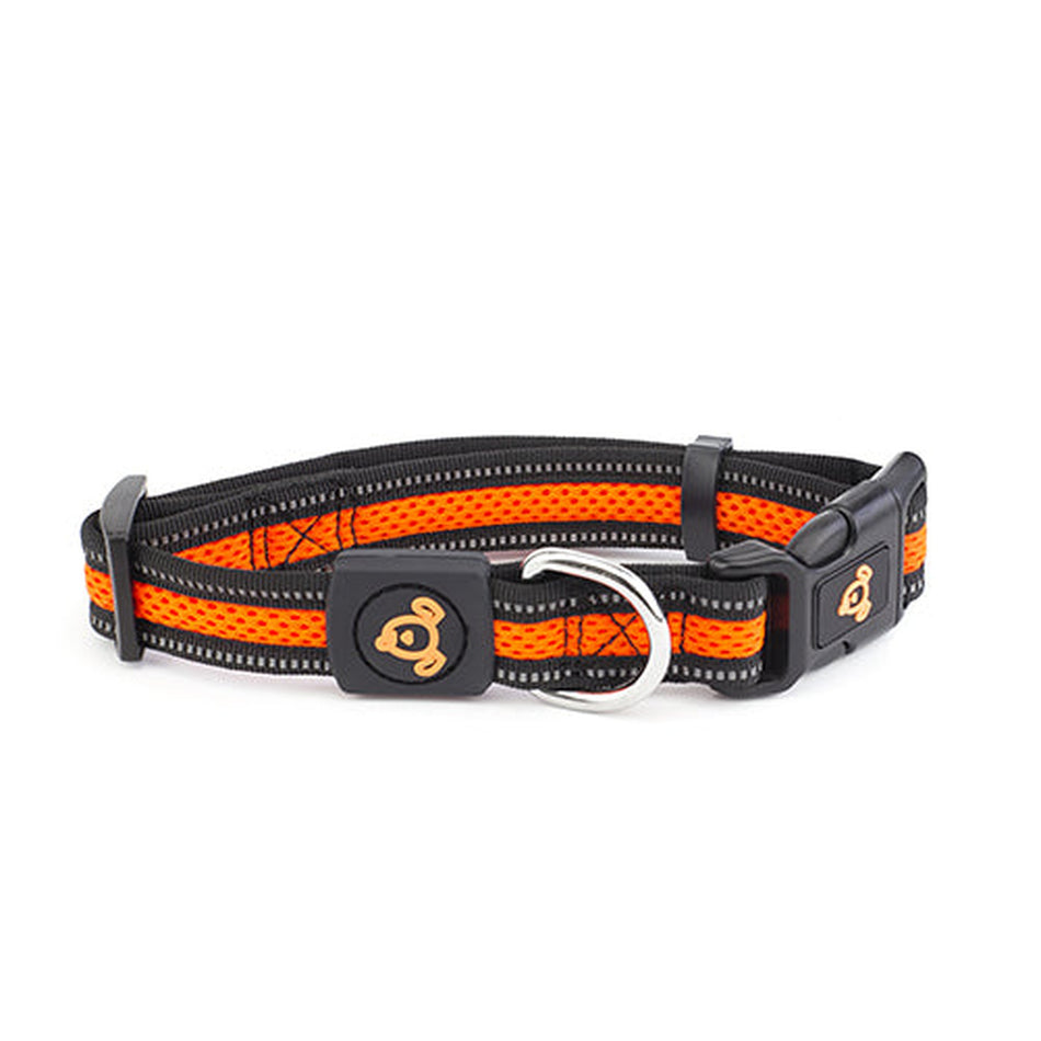 Double Layer Reflective Mesh Collar Animal Accessories Bainbridge Pty Ltd Large Orange
