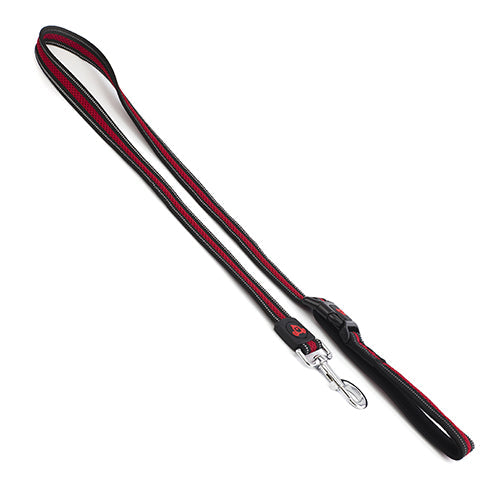 Double Layer Reflective Mesh Cafe Lead Animal Accessories Bainbridge Pty Ltd 2.5cm x 120cm Red