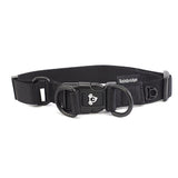 Nylon Double Ring Dog Collar Premium Animal Accessories Bainbridge Pty Ltd Medium Black