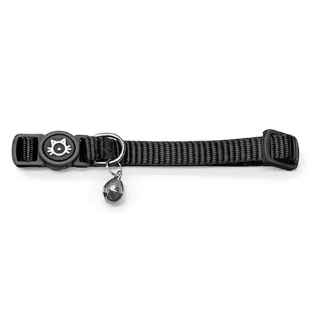 Nylon Cat Collar with Safety Buckle Animal Accessories Bainbridge Black  