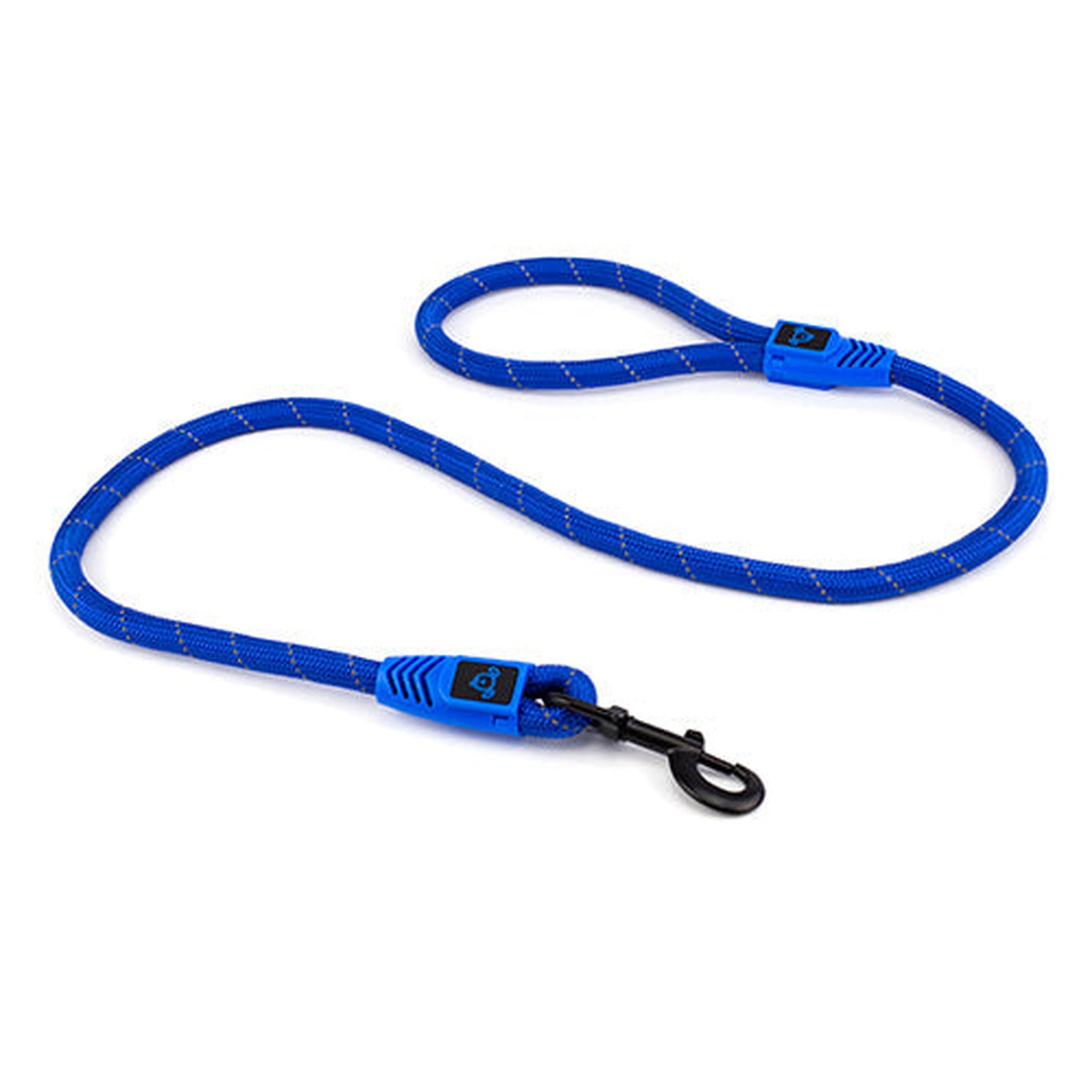 Reflective Rope Dog Lead with Rope Clip Animal Accessories Bainbridge Pty Ltd 13mm x 120cm Blue