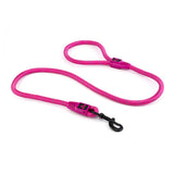 Reflective Rope Dog Lead with Rope Clip Animal Accessories Bainbridge Pty Ltd 13mm x 120cm Pink