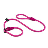 Reflective Rope Dog Lead Slip and Stopper Animal Accessories Bainbridge Pty Ltd 13mm x 120cm Pink